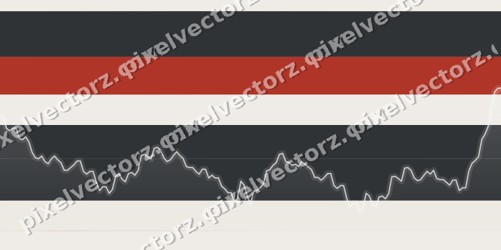 Soft pastel chart background in red and pale amber