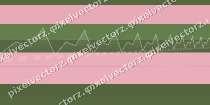 Glowing neon chart background in pink and lime