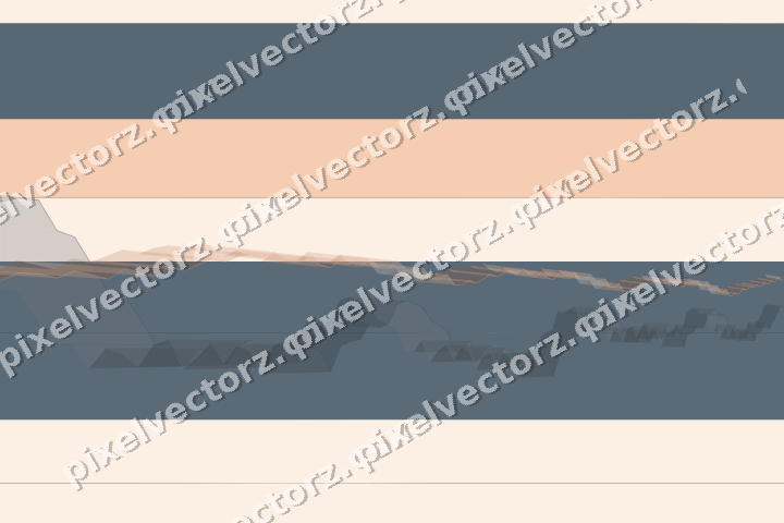 Glowing neon chart background in blue and orange