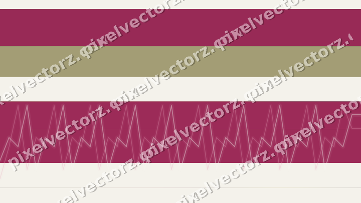 Glowing neon chart background in pink and yellow