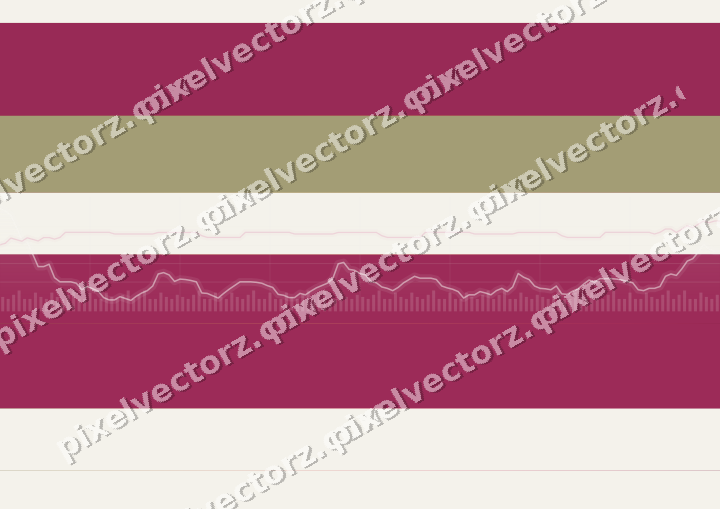 Glowing neon chart background in pink and yellow