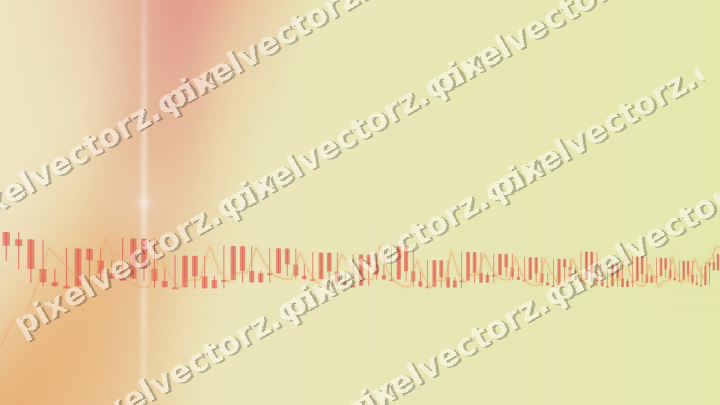Soft pastel chart background in red and orange