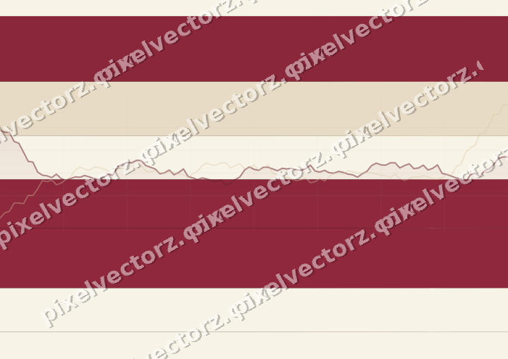 Glowing neon chart background in pink and red