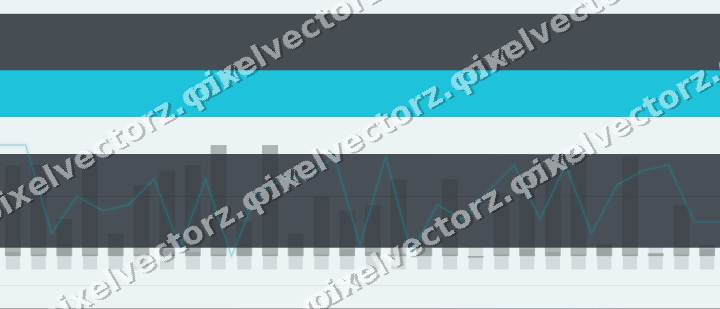 Glowing neon chart background in blue and teal