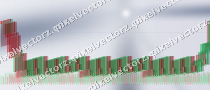 Soft pastel chart background in dark blue and white