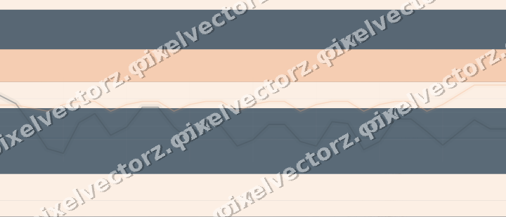Glowing neon chart background in blue and orange
