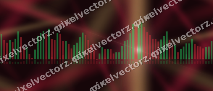 Nahtloser Neon Diagramm Hintergrund in Rosa und Rot