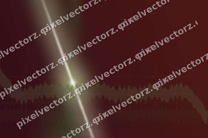 Glowing neon chart background in dark lime and dark pink