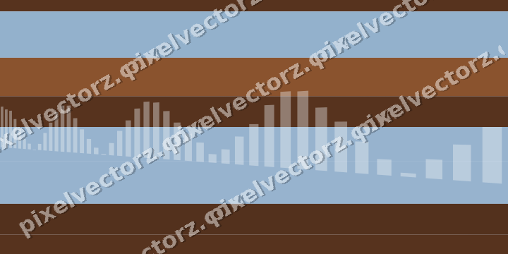Soft pastel chart background in blue and orange