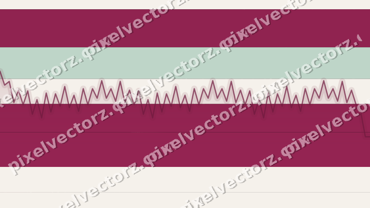 Glowing neon chart background in pink and green