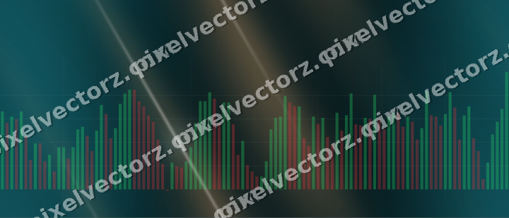Nahtloser Neon Diagramm Hintergrund in Petrol und Orange