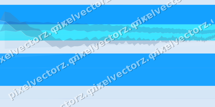 Soft pastel chart background in cyan and blue