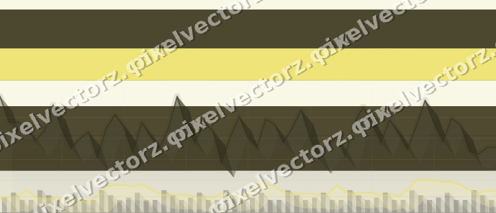 Glowing neon chart background in amber and yellow