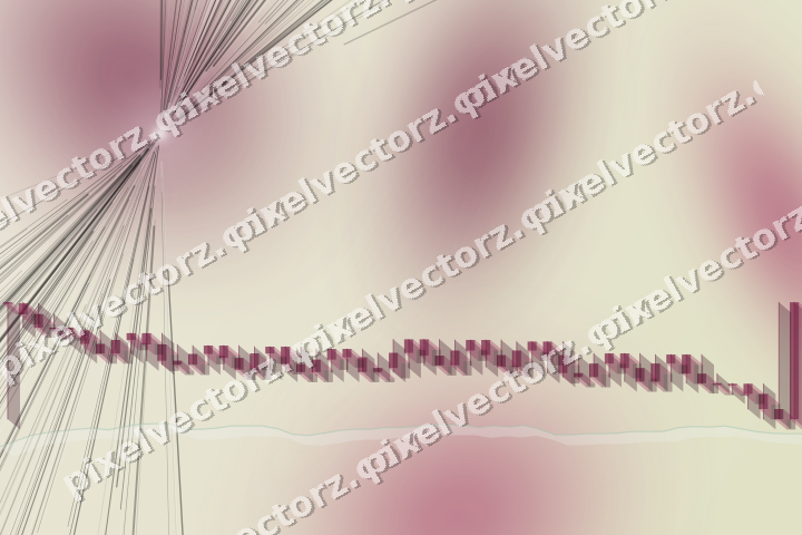 Soft pastel chart background in dark pink and green