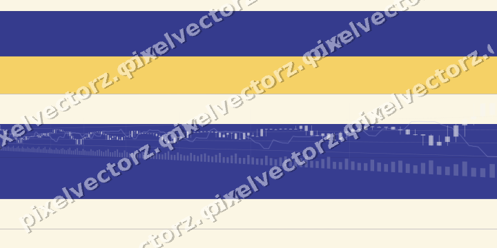 Glowing neon chart background in dark blue and amber
