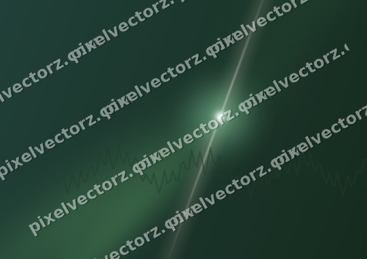 Glowing neon chart background in dark green and red