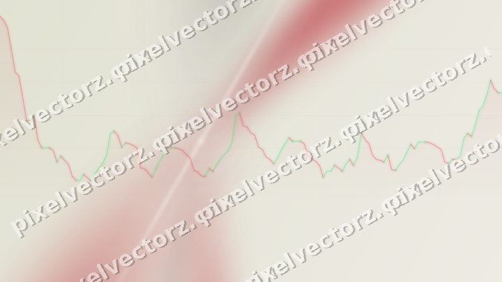 Soft pastel chart background in red and pale amber