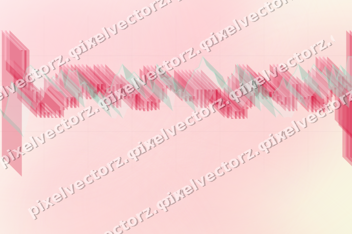 Soft pastel chart background in pale pink and pale amber