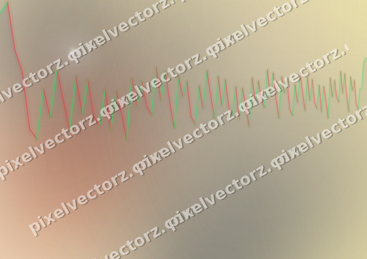 Soft pastel chart background in dark blue and red