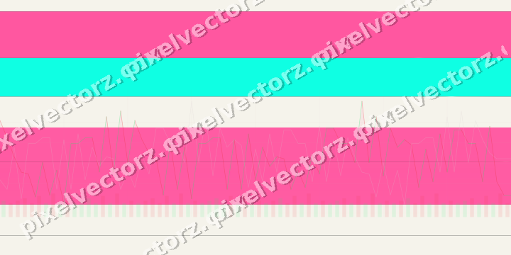 Glowing neon chart background in pink and orange