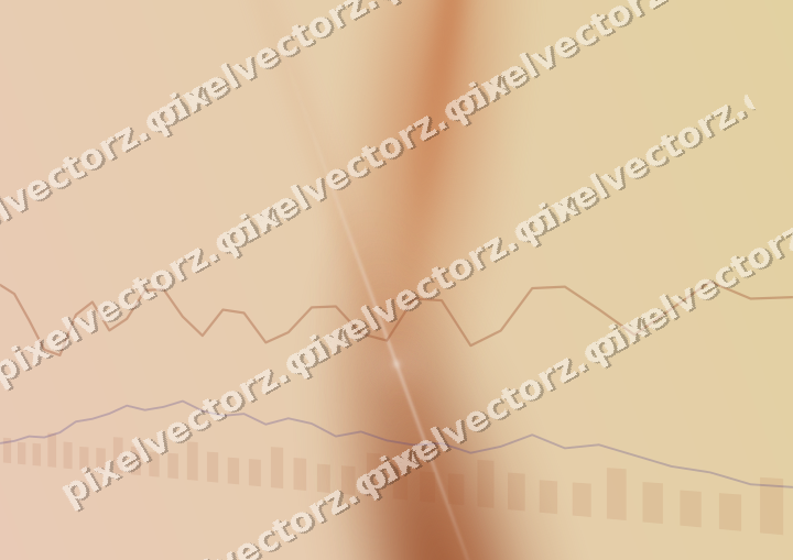 Soft pastel chart background in orange and blue