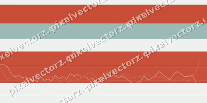 Glowing neon chart background in red and orange