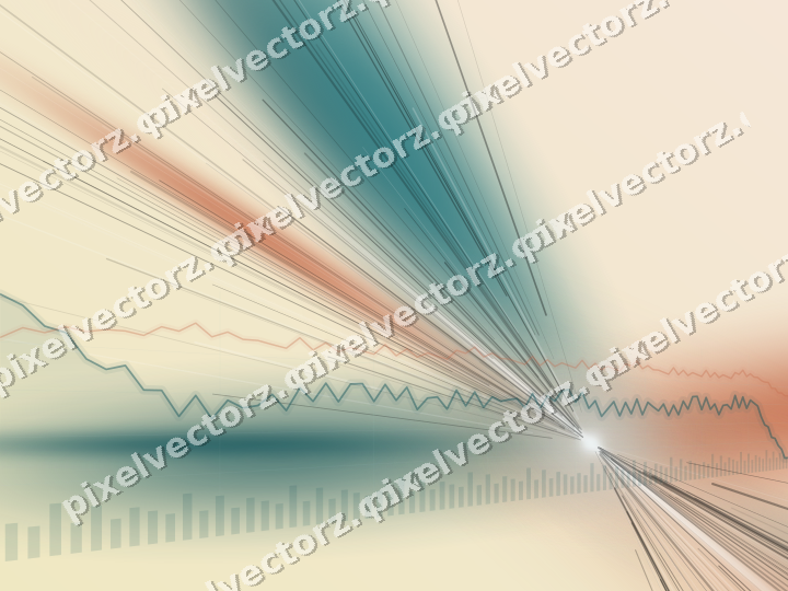Soft pastel chart background in dark teal and orange