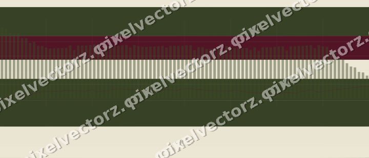Soft pastel chart background in dark lime and dark pink