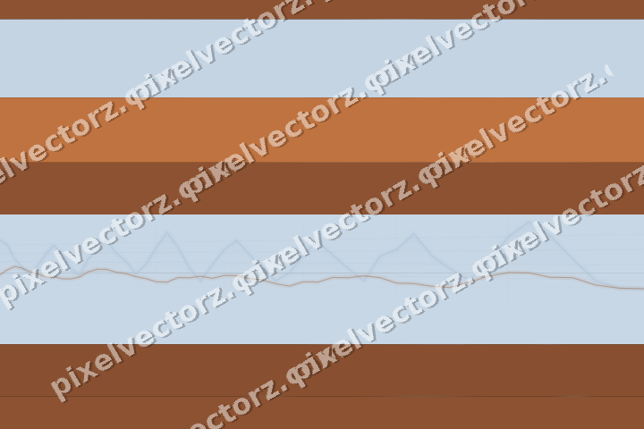 Glowing neon chart background in blue and orange