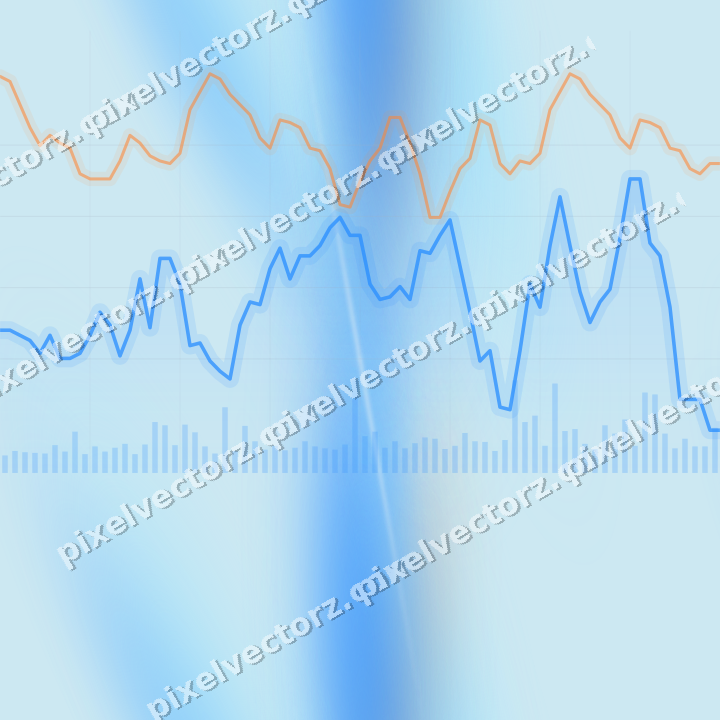 Nahtloser Pastell Diagramm Hintergrund in Blau und Rot