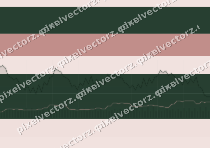 Soft pastel chart background in dark green and red
