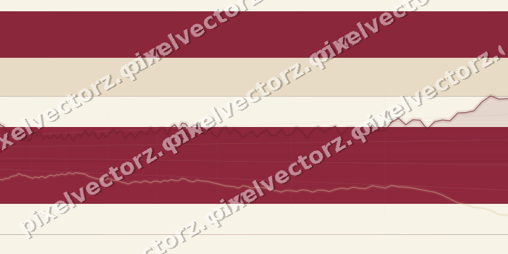 Glowing neon chart background in pink and red