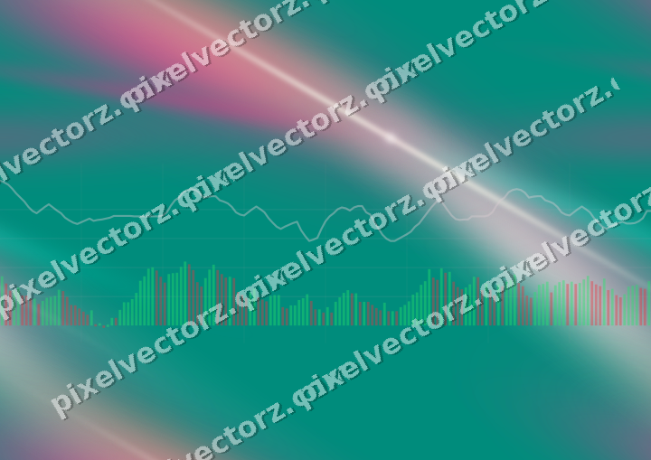 Nahtloser Neon Diagramm Hintergrund in Rosa und Orange