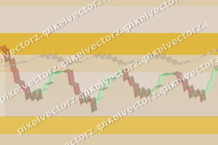 Soft pastel chart background in amber and pale orange
