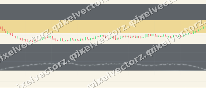 Glowing neon chart background in blue and amber