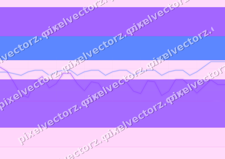 Glowing neon chart background in purple and blue