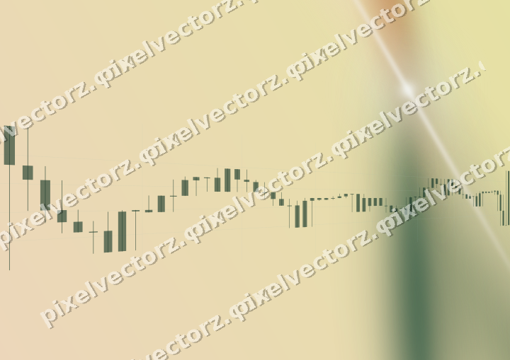 Soft pastel chart background in dark green and orange