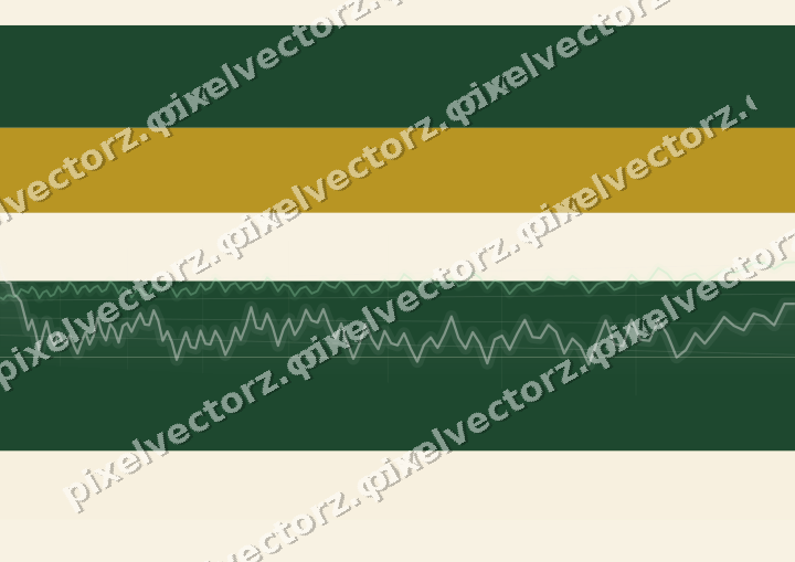 Soft pastel chart background in dark green and amber