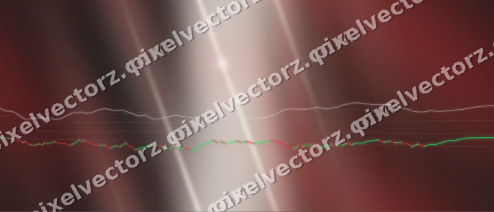Nahtloser Neon Diagramm Hintergrund in Rot und Blassbernstein