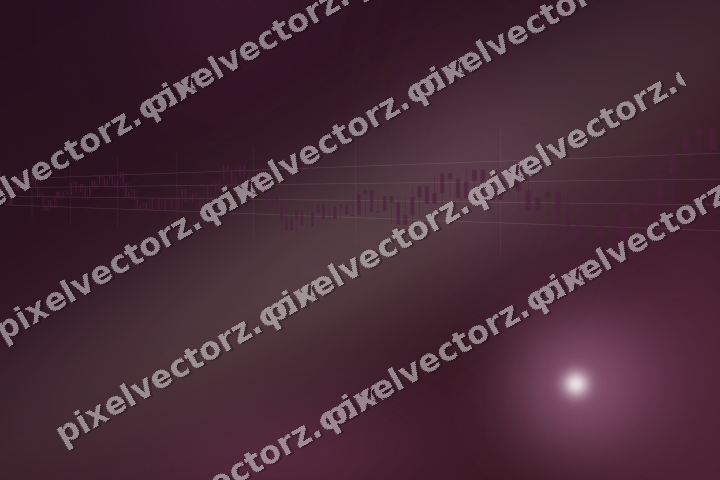 Glowing neon chart background in dark magenta and pink