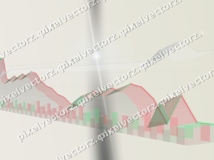Soft pastel chart background in red and pale amber