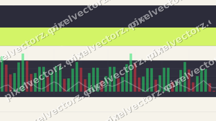 Glowing neon chart background in blue and purple