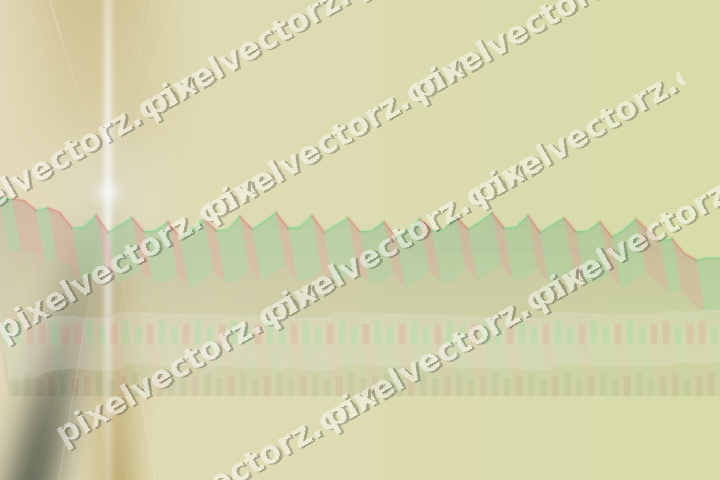 Soft pastel chart background in dark green and amber
