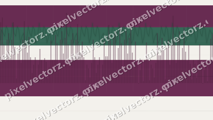 Glowing neon chart background in magenta and pink