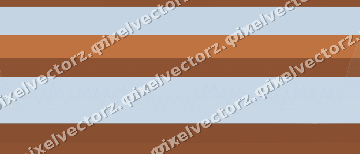 Glowing neon chart background in blue and orange