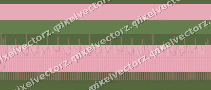Glowing neon chart background in pink and dark lime