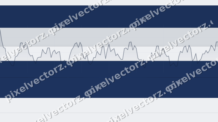Glowing neon chart background in blue