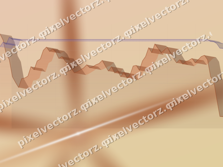 Soft pastel chart background in orange and blue