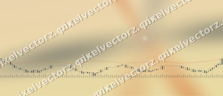 Soft pastel chart background in dark blue and orange