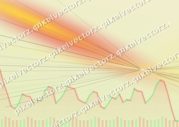 Soft pastel chart background in red and orange